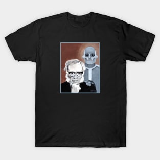 Asimov and His Robot T-Shirt